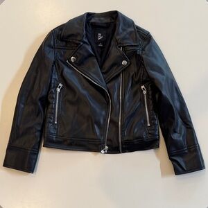 Art Class Black Leather Jacket